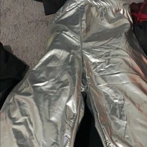 Silver Bermuda shorts